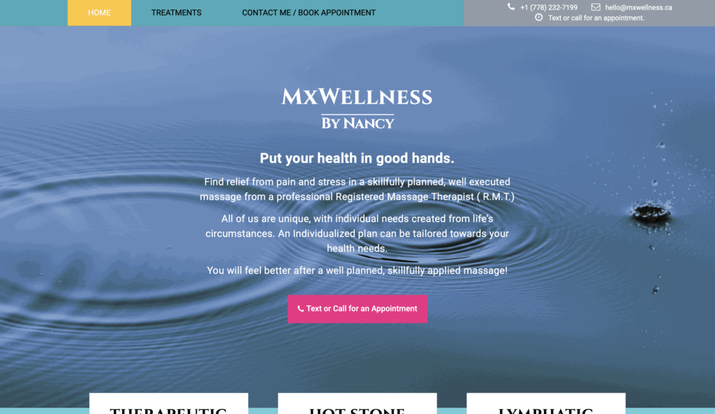 Mx Wellness By Nancy Homepage