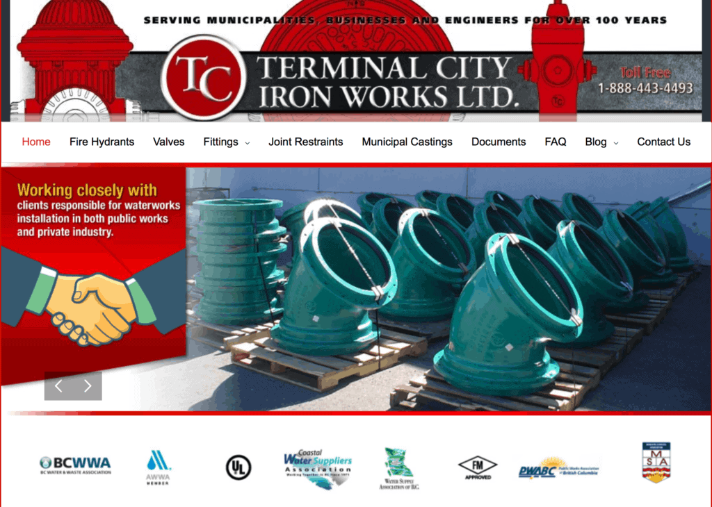 Terminal city iron works homepage