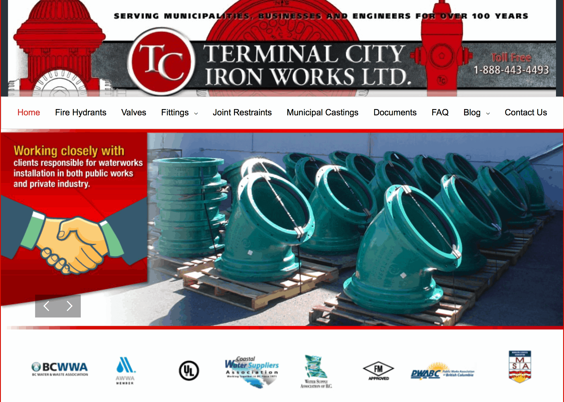 Terminal City Iron Works homepage